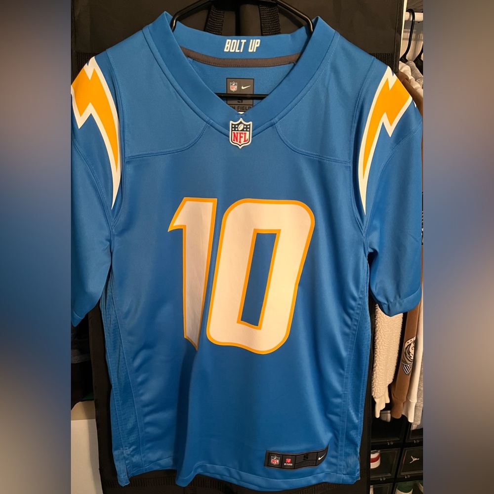 NFL Los Angeles Chargers Justin Herbert #10 Home Nike Jersey Size Small